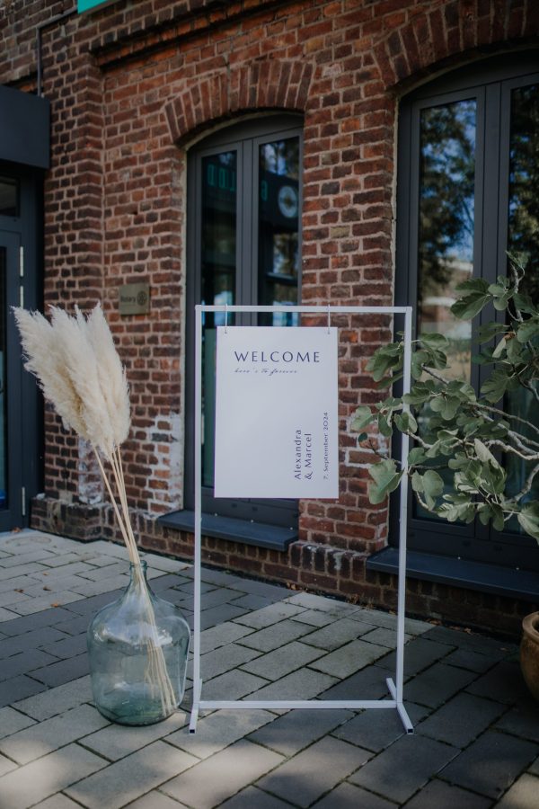 Willkommensschild zur Hochzeit – Bild 4