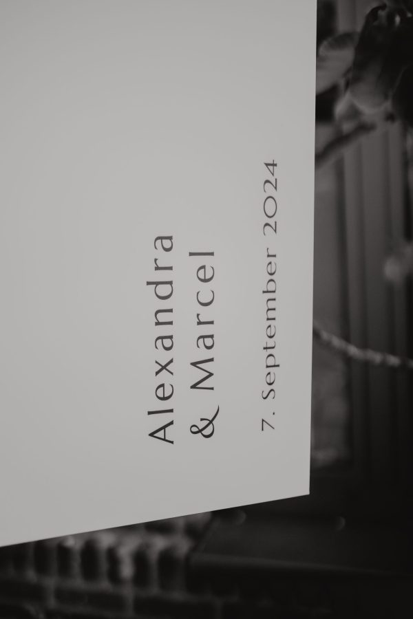 Willkommensschild zur Hochzeit – Bild 3